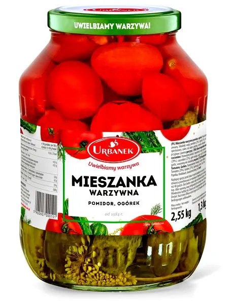 Ogórek z pomidorem