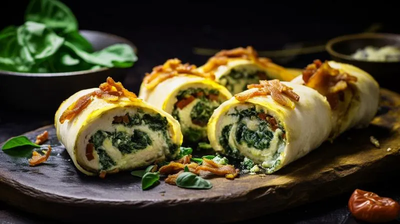 Pieczenie roladek z kurczaka