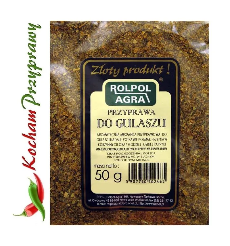 Przyprawy do gulaszu z karkówki