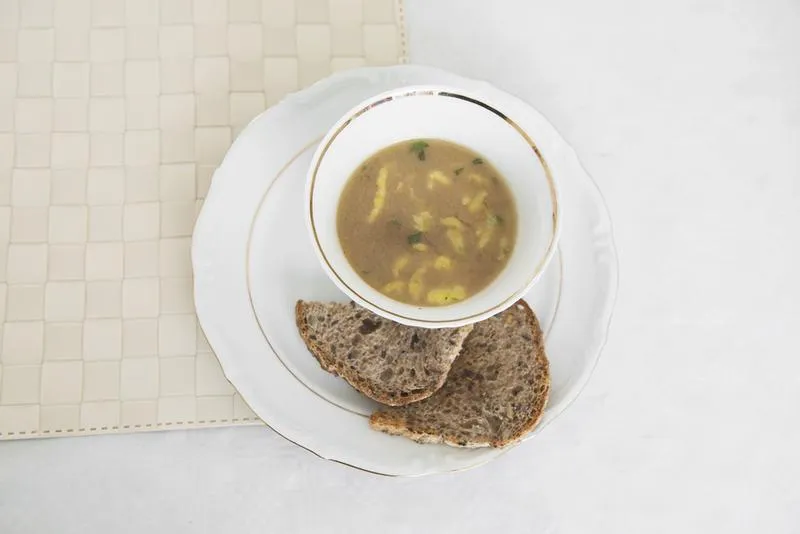 Zupa na gęsinie